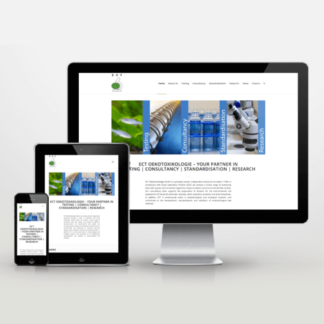 Website Neugestaltung für ECT - inspiras webagentur
