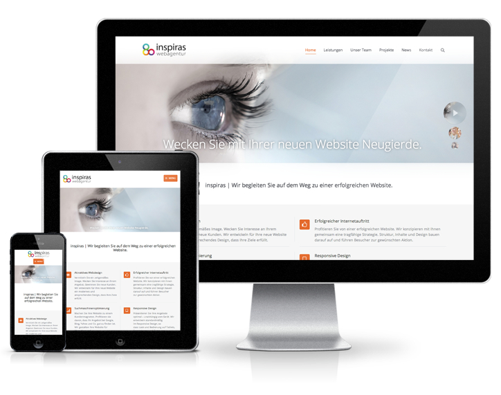 Responsive Webdesign - inspiras Webagentur Frankfurt | Webagentur Mainz