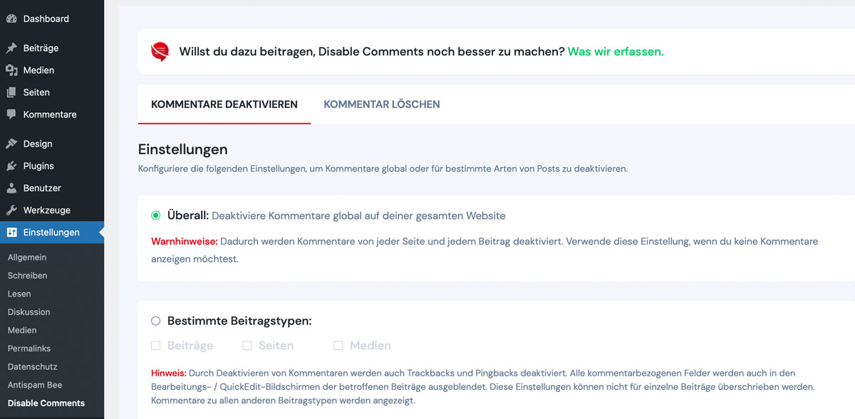 kommentarfunktion-wordpress-deaktivieren-05-inspiras-webagentur
